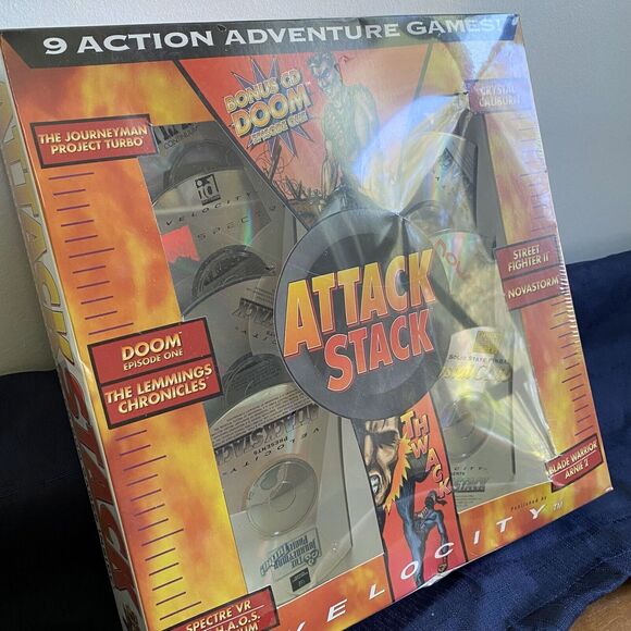 VTG Attack Stack 9 Action Adventure Games PC Bundle Sealed, Doom, Novastorm - Picture 2 of 10